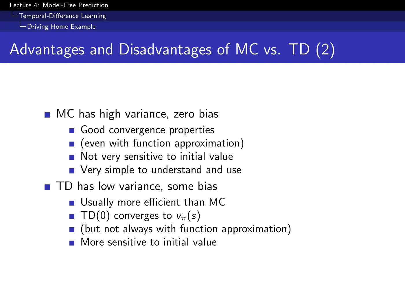 Lecture 4 Model-Free Prediction, slide 18