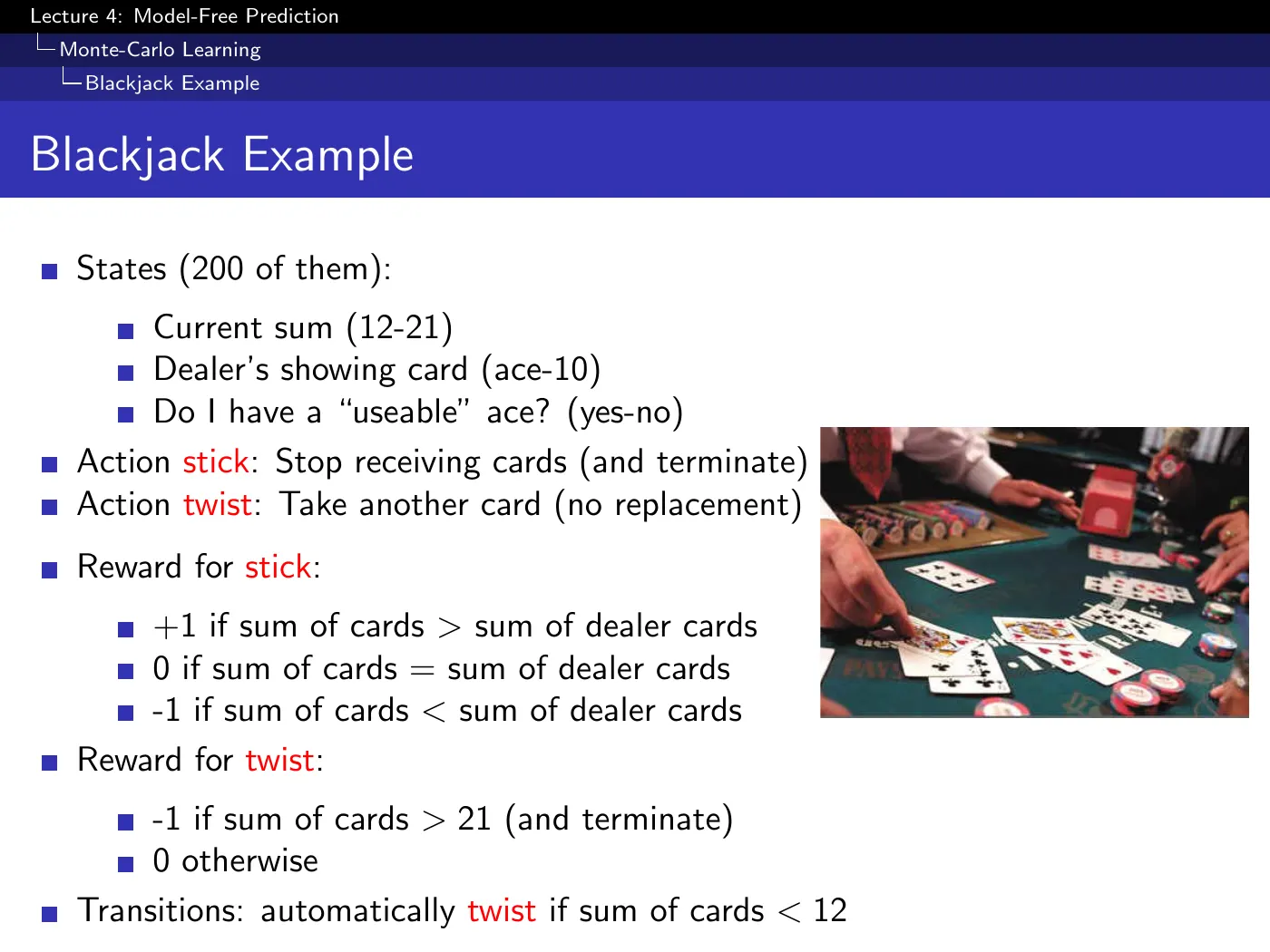 Lecture 4 Model-Free Prediction, slide 8